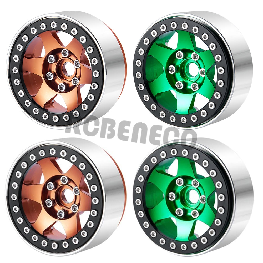 Cerchio Ruota CNC Colorato 1,9" Blocco Perline 35 Mm Per Auto - Foto 3