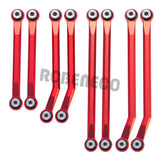 Metal High Clearance Chassis Link Rods Set for 1/18 RC Crawler Traxxas TRX4M Bronco Defender Upgrade Parts