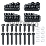 4PCS Aluminum Shock Damper Towers Mount Kit for Axial SCX10 III