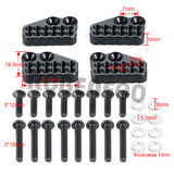 4PCS Aluminum Shock Damper Towers Mount Kit for Axial SCX10 III