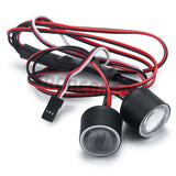 Angel Eyes 22mm 2LEDs Headlights DC 3.7-5V 0.5A for Axial SCX10 III