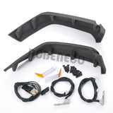 RC Crawler Wheel Eyebrow Lights Mud Fender & LED Lamp for 1/10 Axial SCX10 III AXI03007 Jeep Wrangler AXI03006 Gladiator