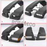 RC Crawler Wheel Eyebrow Lights Mud Fender & LED Lamp for 1/10 Axial SCX10 III AXI03007 Jeep Wrangler AXI03006 Gladiator
