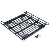 RC Roof Rack Metal Luggage Carrier with LED Light for 1/10 RC Crawler Car Axial SCX10 III AXI03006 AXI03007 Jeep Gladiator Upgrades