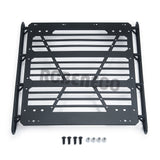 RC Roof Rack Metal Luggage Carrier with LED Light for 1/10 RC Crawler Car Axial SCX10 III AXI03006 AXI03007 Jeep Gladiator Upgrades