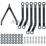 7pcs High Clearance Chassis Links Pull Rod for Axial SCX24 1/24 RC Crawler Car