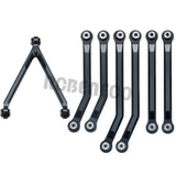 7pcs High Clearance Chassis Links Pull Rod for Axial SCX24 1/24 RC Crawler Car
