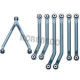 7pcs High Clearance Chassis Links Pull Rod for Axial SCX24 1/24 RC Crawler Car