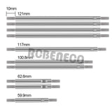 Stainless Steel Link Rod Unassembled Kit 313/324mm Wheelbase for TRX4
