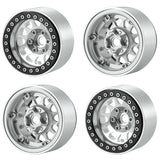 RCBENECO 4pcs 1.9 Beadlock Wheel Deep Dish Negative Offset 10.4mm Wheel Rim for 1/10 RC Crawler Car Axial SCX10 90046 AXI03007 TRX4 VS4-10 Gen8 MST CFX