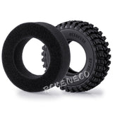 1/18 RC Crawler Tires 1.55 Inch Tire Skin No.3 Tread Pattern 4PCS/Set Replacement Rubber Tyres