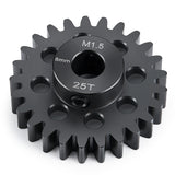 RCBENECO 24T 25T 26T 27T Mod 1.5 Hardened 40CR Steel Pinion Gear Set 8mm Bore for 1:5 X Maxx 6S / X Maxx 8S / XRT 1/6 8S Monster 4WD Truck Upgrades