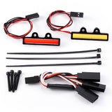 RCBENECO RC Light Bar Kit Front and Rear Lights Set for ARRMA 1/16 Gorgon GROM 4X4 & Quake GROM 4X4 RC Car Upgrade