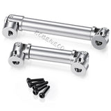 2pcs Steel Center Drive Shafts 40mm+53mm D-Shaped Driveshafts for Axial Scx24 AXI00001 1/24 RC Crawler Car
