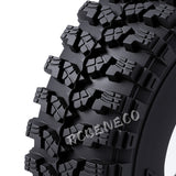 1/18 RC Crawler Tires 1.55 Inch Tire Skin No.3 Tread Pattern 4PCS/Set Replacement Rubber Tyres