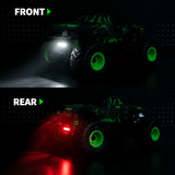 RCBENECO RC Light Bar Kit Front and Rear Lights Set for ARRMA 1/16 Gorgon GROM 4X4 & Quake GROM 4X4 RC Car Upgrade