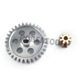 Metal Gearbox Gear Set 0.5 Module 8T&32T for Axial SCX24 1/24 RC Crawler Car