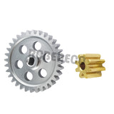 Metal Gearbox Gear Set 0.5 Module 8T&32T for Axial SCX24 1/24 RC Crawler Car