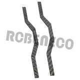 1 Pair Carbon Fibre Chassis Main Frame Rail for Axial SCX24