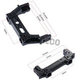 CNC Aluminum Alloy Front&Rear Bumper Mount Stand for AXIAL SCX10 II 90046