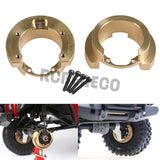 2Pcs RC Brass Counterweight Balance Weight Portal Drive Housing for TRAXXAS TRX4/TRX6