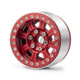 4PCS 1.9" Alloy Beadlock RC Rims 27mm Width Wheel Hub for TRX-4 SCX10 90046 AXI03007 D90 Redcat Gen8 1/10 RC Crawler Car