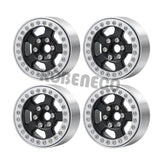 4pcs 1.9inch Beadlock Wheel Rim Hub for Axial SCX10 CC01 F350 D90 90034 TRX4 TRX6 1/10 RC Crawler Car Upgrade Parts