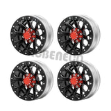 1/2/4pcs 1.9'' Alloy Metal Beadlock Wheel Rims for AXIAL SCX10 D90 TRX4 1/10 RC Crawler