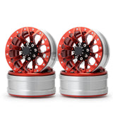 1/2/4pcs 1.9'' Alloy Metal Beadlock Wheel Rims for AXIAL SCX10 D90 TRX4 1/10 RC Crawler