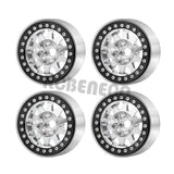 4pcs 1.9" Beadlock Wheel Rim for 1:10 RC Crawler Axial D90 SCX10 TRX4