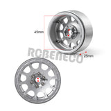 1/2/4pcs 1.9'' Alloy Beadlock Wheel Rims for AXIAL SCX10 D90 TRX4 1/10 RC Crawler