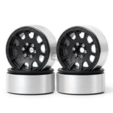 1/2/4pcs 1.9'' Alloy Beadlock Wheel Rims for AXIAL SCX10 D90 TRX4 1/10 RC Crawler