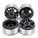 1/2/4pcs 1.9inch Alloy Beadlock Wheel Rims for TRX4 SCX10 D90