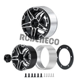 1/2/4pcs 1.9inch Alloy Beadlock Wheel Rims for TRX4 SCX10 D90