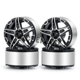 1/2/4pcs 1.9inch Alloy Beadlock Wheel Rims for TRX4 SCX10 D90