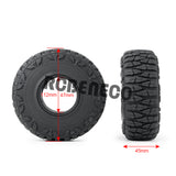 4pcs 1.9inch Rubber Tyres Wheel Tires 112mm for Wraith 90018 SCX10 D90 TRX4