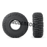 4pcs 1.9inch Rubber Tyres Wheel Tires 112mm for Wraith 90018 SCX10 D90 TRX4