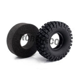 4PCS 114MM 1.9inch Rubber Wheel Tires for TRX4 SCX10 CC01 D90