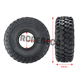 4pcs 1.9inch Rubber Tyres Wheel Tires 123mm for Axial SCX10 II TRX4