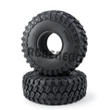 4pcs 1.9inch Rubber Tyres Wheel Tires 123mm for Axial SCX10 II TRX4