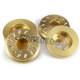 4pcs Brass RC Internal Wheel Weight Stack Counterweight for 1.9"/2.2" Beadlock Wheels Rims 1/10 RC Crawler Car