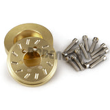 4pcs Brass RC Internal Wheel Weight Stack Counterweight for 1.9"/2.2" Beadlock Wheels Rims 1/10 RC Crawler Car