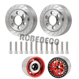 1/2/4pcs Stainless Steel Counterweights for 1:10 RC Crawler 1.9" Beadlock Wheels