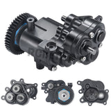 Metal Gearbox with Shifting Slipper Clutch and Transmission Internal Gears for 1/10 RC Crawler TRX4 TRX6 Upgrade