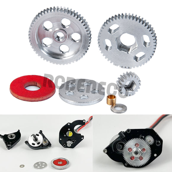 RC Metal Gearbox Gears Set for 1/24 RC Crawler Car Axial SCX24 Upgrades Parts