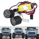 Bright LED Lights Headlights 3 Modes for Axial SCX10 III AXI03006 AXI03007