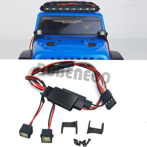 Square LED Light Spotlight for 1/24 RC Crawler Axial SCX24 Wrangler AXI00002 Gladiator AXI00005