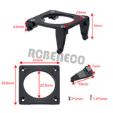 Metal Battery Mounting Plate Conversion Kit Up 2mm for 1/24 RC Crawler Axial SCX24