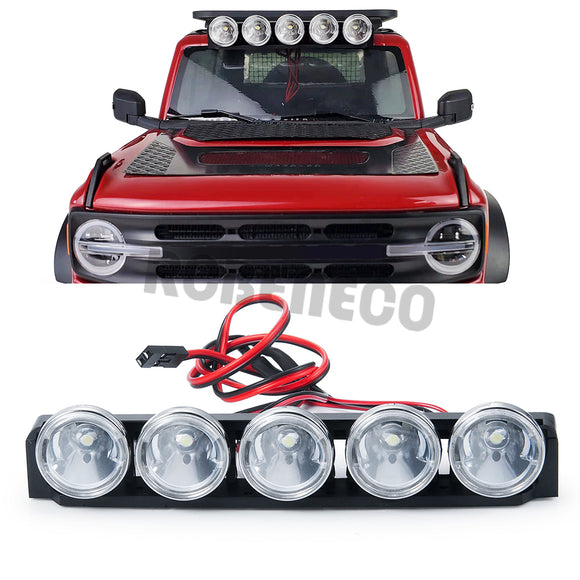 RC Car Roof Lamp for 1/10 RC Crawler Traxxas TRX4 Browco Upgrade Parts