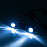 RC LED Lights Kit Front & Rear Taillight Spotlight Lamp Bar for 1/16 TRAXXAS Mini E-RVEO #71076-3 Bigfoot Car Buggy Part